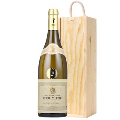 Dominique Pabiot Pouilly Fume in Wooden Sliding lid Gift Box